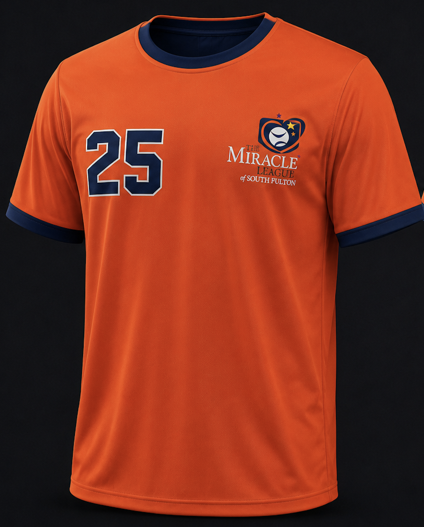 Orange jersey front